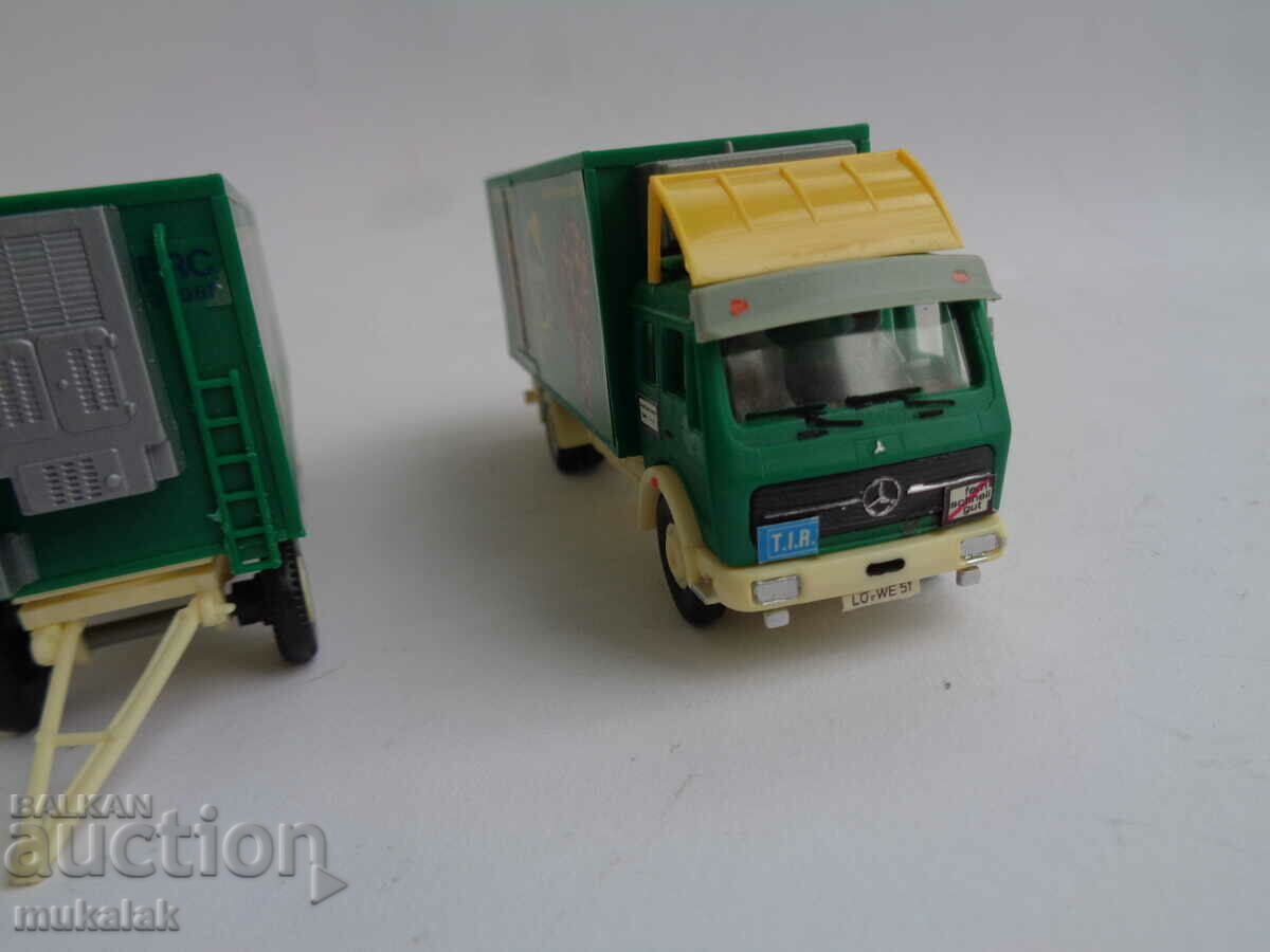 KIBRI H0 1/87 MERCEDES BENZ TRUCK MODEL TOY TROLLEY - 5 KIBRI H0 1/87 MERCEDES BENZ TRUCK MODEL TOY TROLLEY - 5