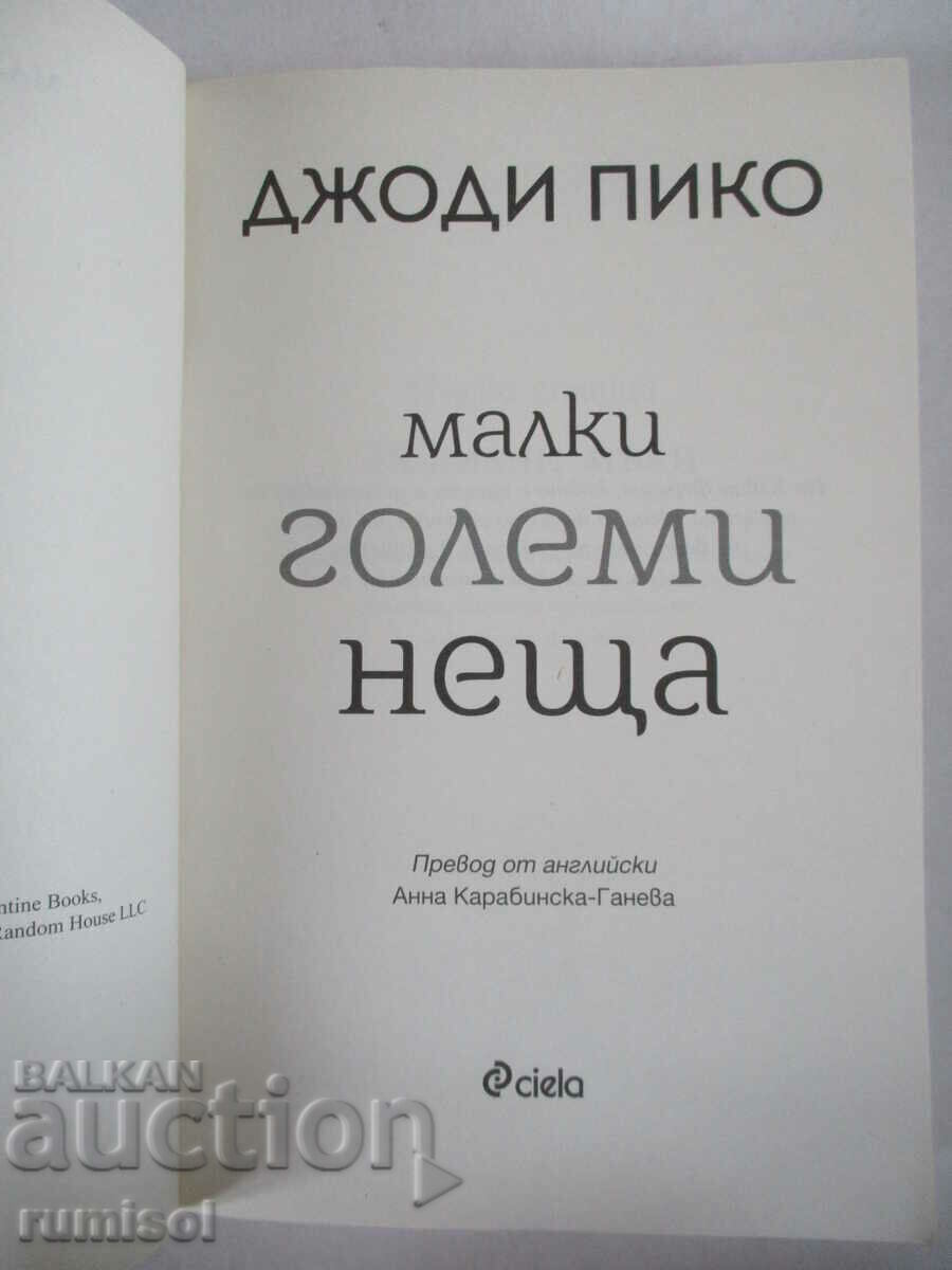 Малки големи неща - Джоди Пико с цена € 9.79 | 19.15 лв.