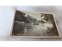 Carte poștală Lacul Letovishte Georgi Dimitrov 1956