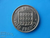 100 francs 1956 Monaco