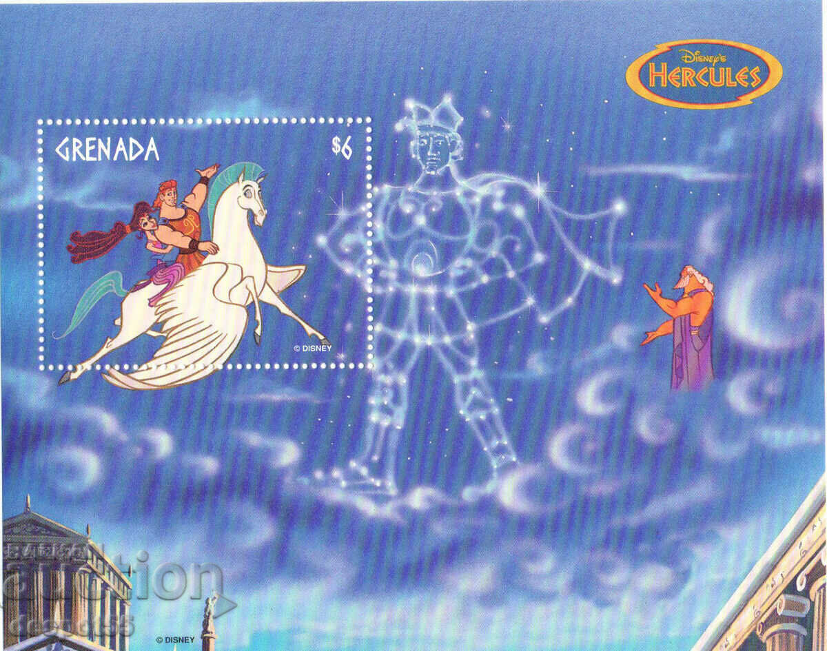 1998. Grenada. Disney - „Hercule”. Bloc.