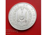 Djibouti-100 francs 1996-silver-very rare-circulation-15000 pcs.