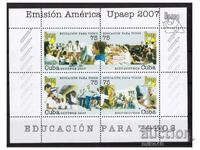 CUBA 2007 AMERICA Educație pentru toți bloc curat