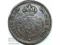 Spain Decima de real 1853 Isabel II 3.86g