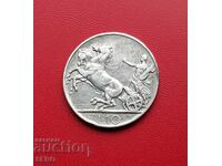 Italia-10 lire 1927-argint