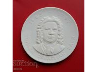 Germany-GDR-Large Porcelain Medal 1974-1983 of Bach