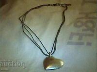 old beautiful silver necklace about 40 g
