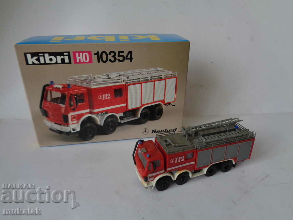KIBRI H01/87 MERCEDES BENZ FIRE TRUCK MODEL TOY - 6 KIBRI H01/87 MERCEDES BENZ FIRE TRUCK MODEL TOY - 6