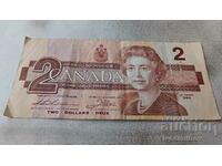 Canada 2 dollars 1986