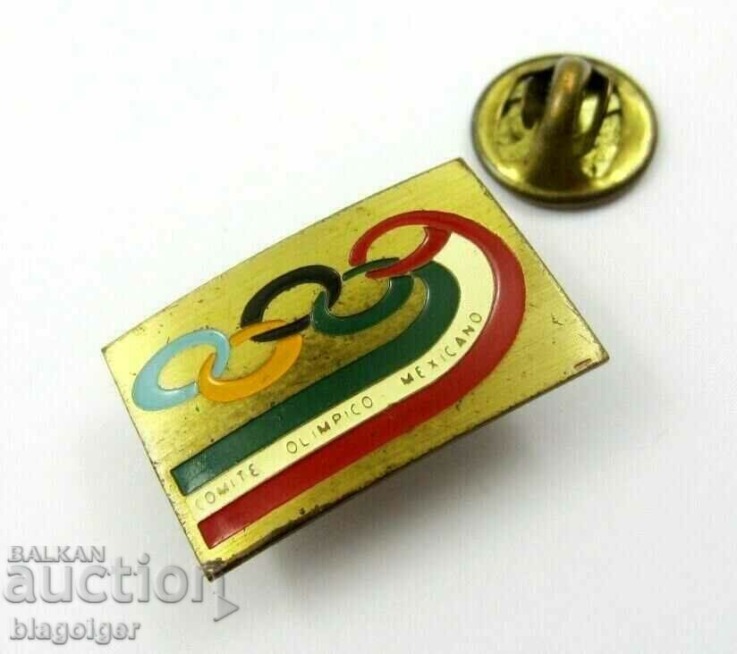 Olympic Badge - Mexico Olympic Committee for Moscow 80 with price 15.00 BGN | € 7.67 Olympic Badge - Mexico Olympic Committee for Moscow 80 with price 15.00 BGN | € 7.67