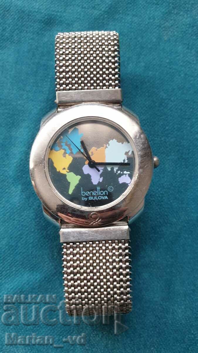 BULOVA BENETTON quartz watch with price 40.00 BGN | € 20.45 BULOVA BENETTON quartz watch with price 40.00 BGN | € 20.45