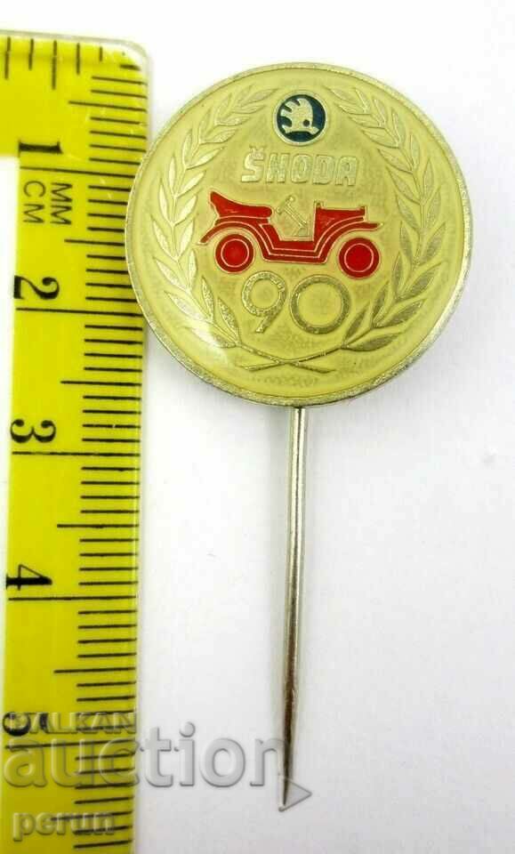 Auction ŠKODA CARS - ANNIVERSARY BADGE Auction ŠKODA CARS - ANNIVERSARY BADGE