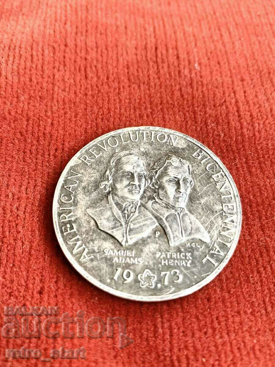 Аукцион Сребърен медал American Revolution Bicentennial Аукцион Сребърен медал American Revolution Bicentennial