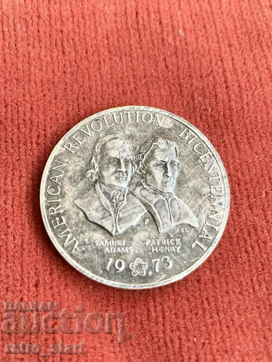 American Revolution Bicentennial Silver Medal