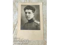 Large Old Military Photo Lieutenant Sarachev 1930s
