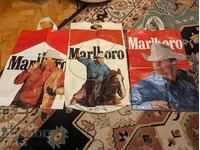 Marlboro - Three vintage promotional plastic envelopes/bags