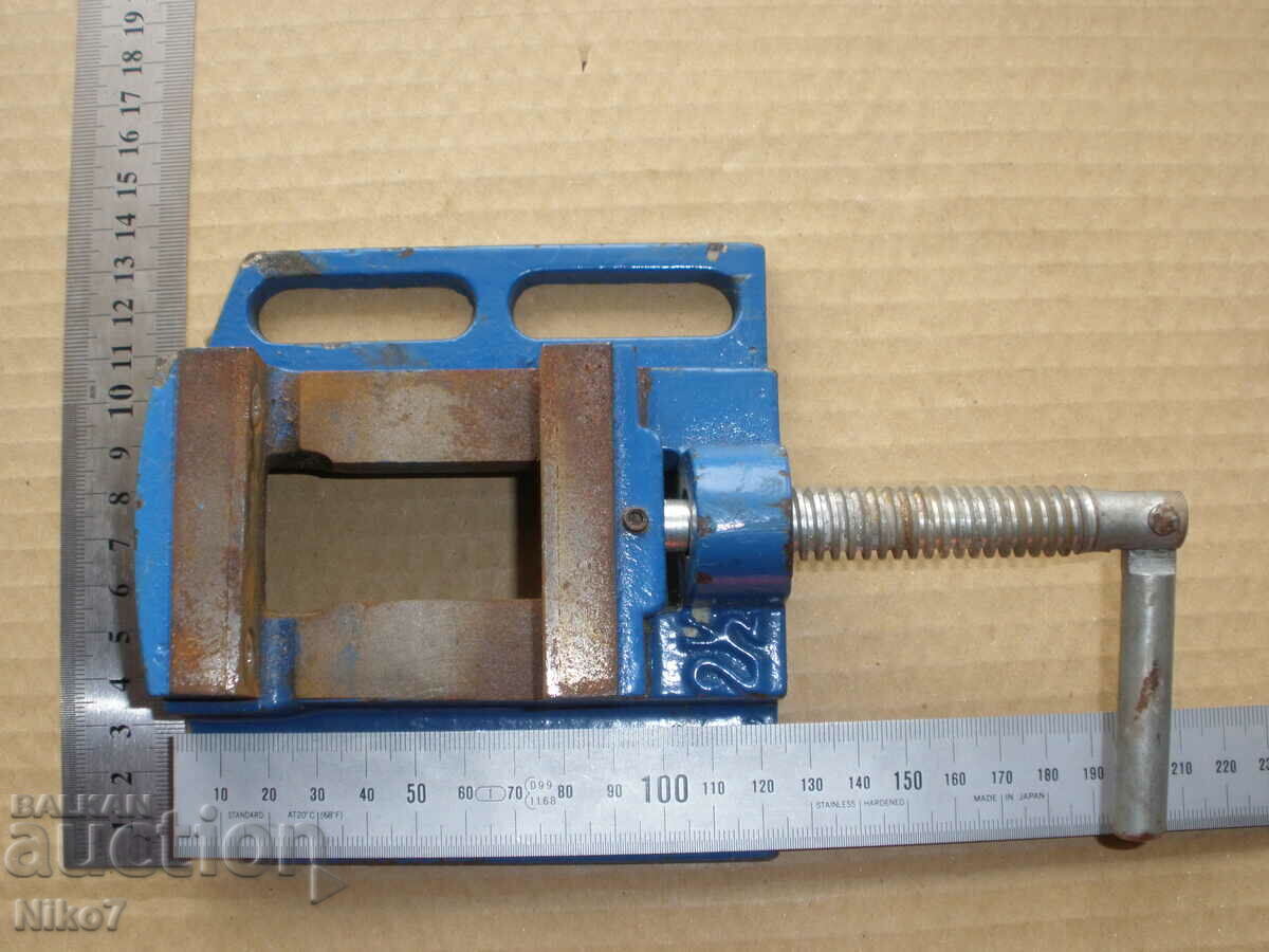 German vise-"ADW". Can be mounted on a drill. - 7