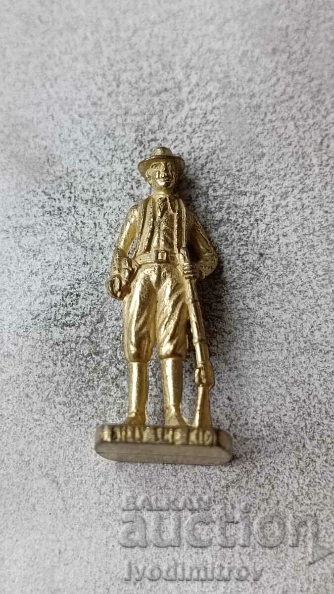 Figurină din metal cu ouă de ciocolată Billy the Kid