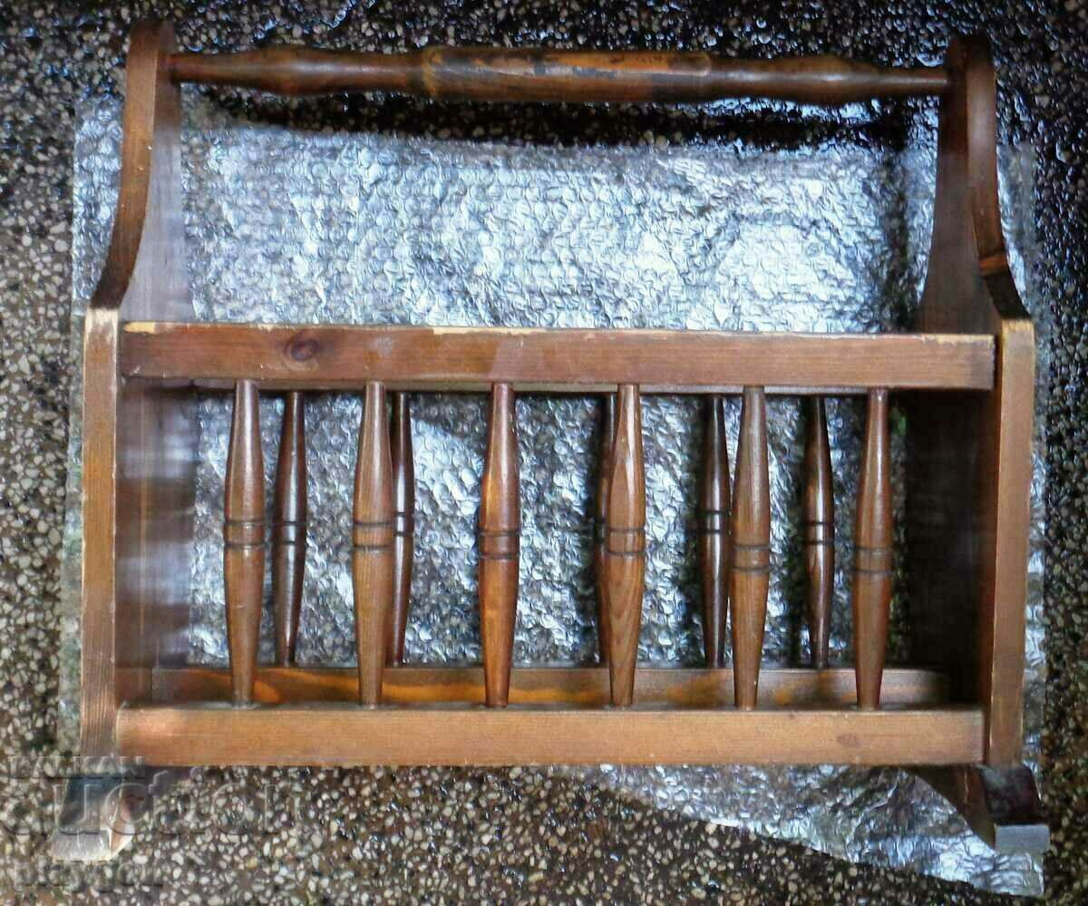 Solid Wood Magazine Rack SOLID!!!!