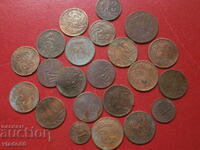 Cents 1951, 20 cents 1952 and 1954, 1 lev 1960