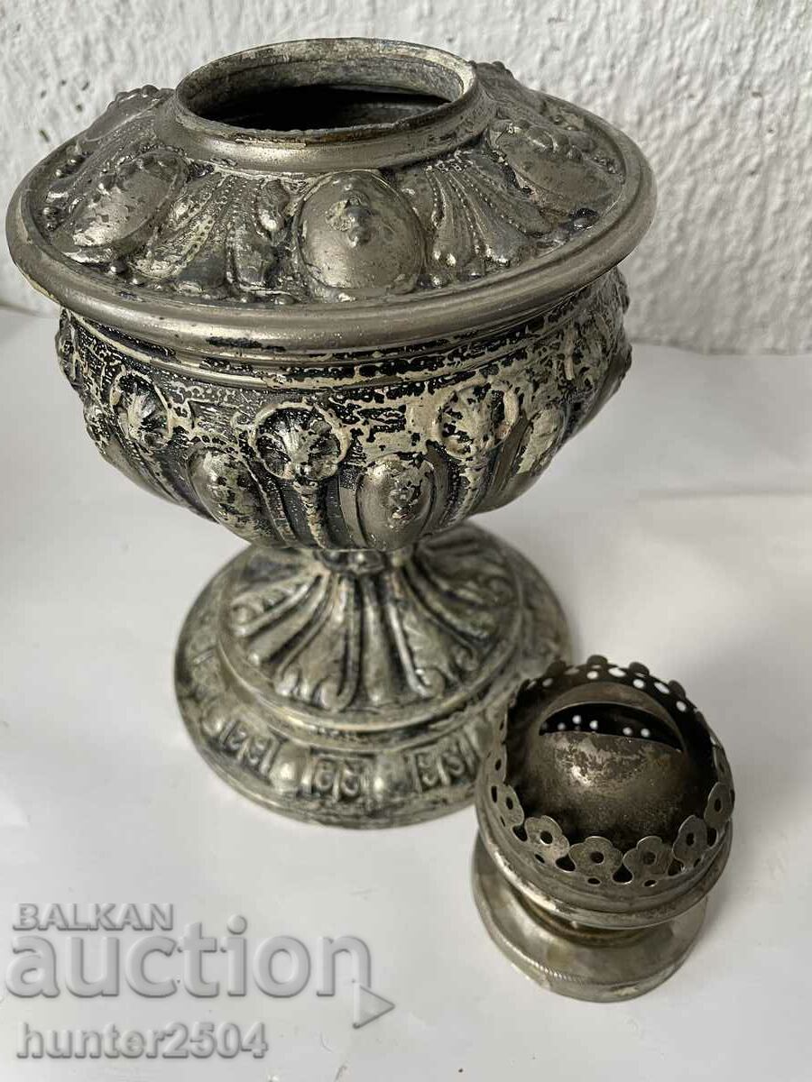 Lamp, gas, bronze-35 cm with price 54.95 BGN | € 28.10 Lamp, gas, bronze-35 cm with price 54.95 BGN | € 28.10