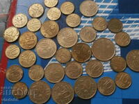 Πολλά βουλγαρικά νομίσματα 1992 και 1997