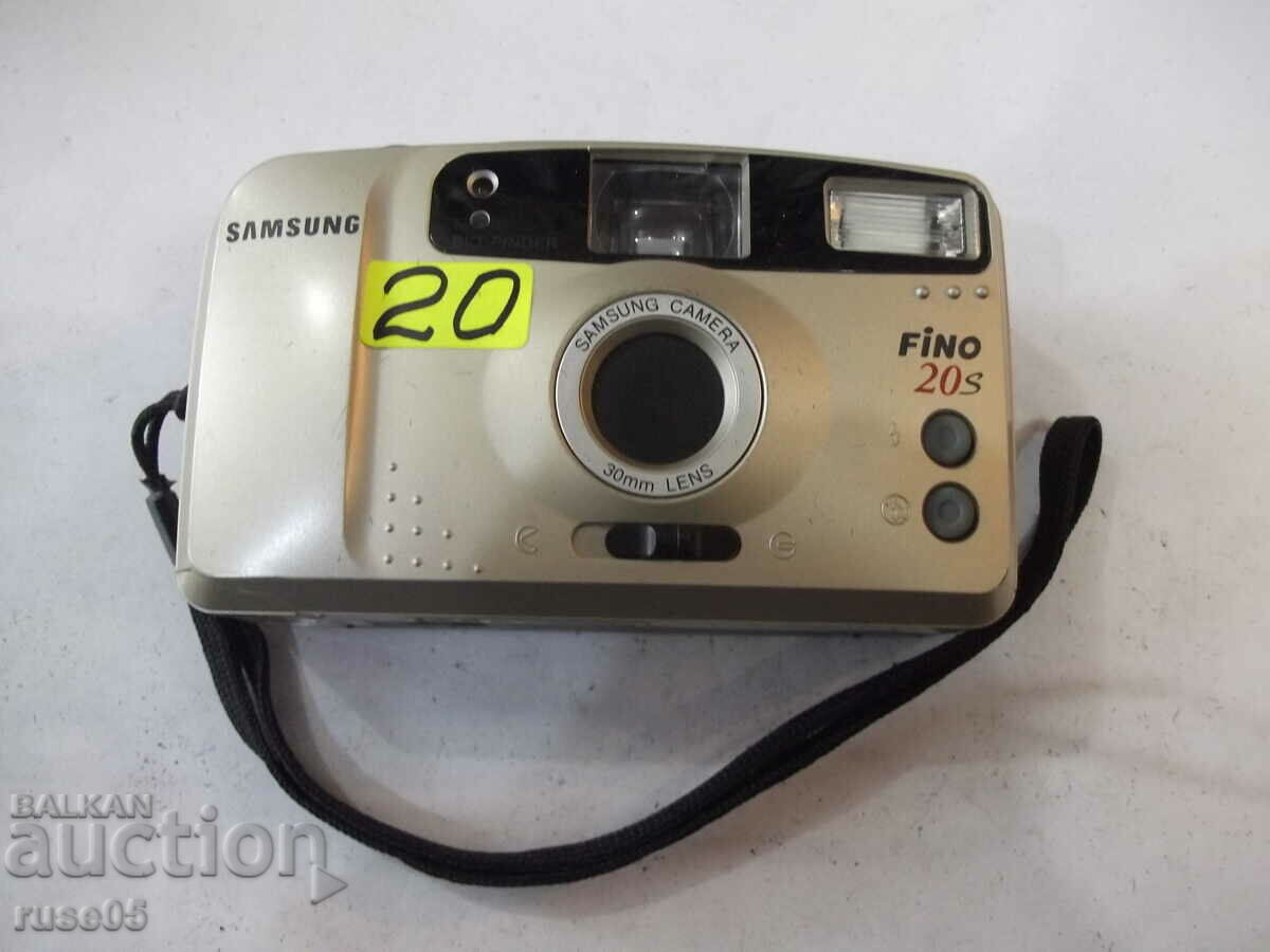 Camera "SAMSUNG - FINO 20 s" working