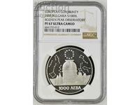 BGN 1000 1995 Rose NGC PF 67 Ultra Cameo