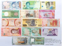 ❤️ ⭐ Banknote lot 14 pieces UNC new ⭐ ❤️