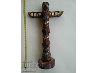 Totem wooden heavy large