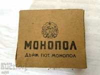 An old box of Monopol cigarettes