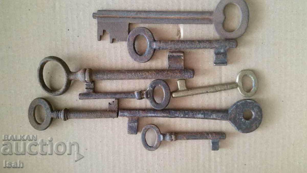 Lot of old keys
