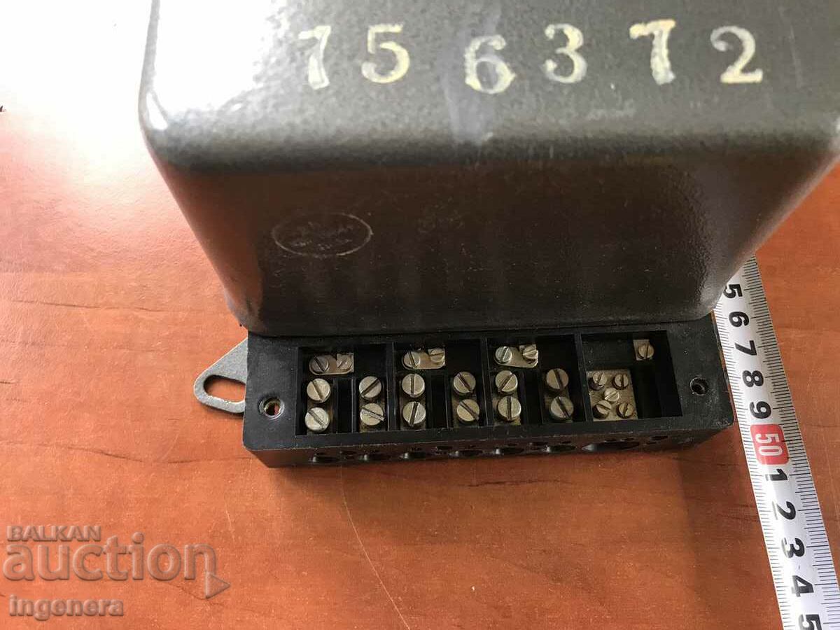 Auction  ELECTROMETER DUAL TARIFF OPERATING DEVICE METAL BOX