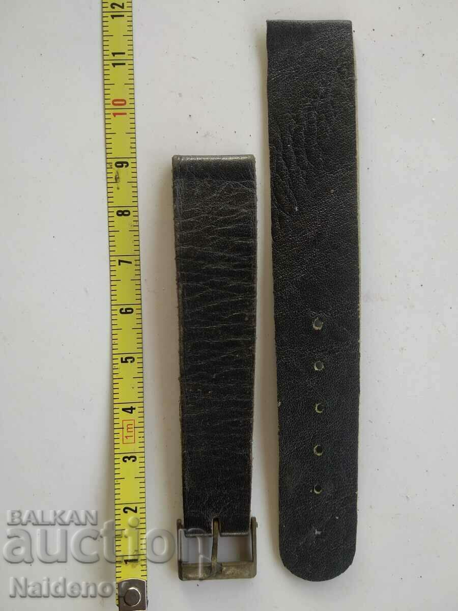 Кожена каишка за часовник от соца Кожена каишка за часовник от соца