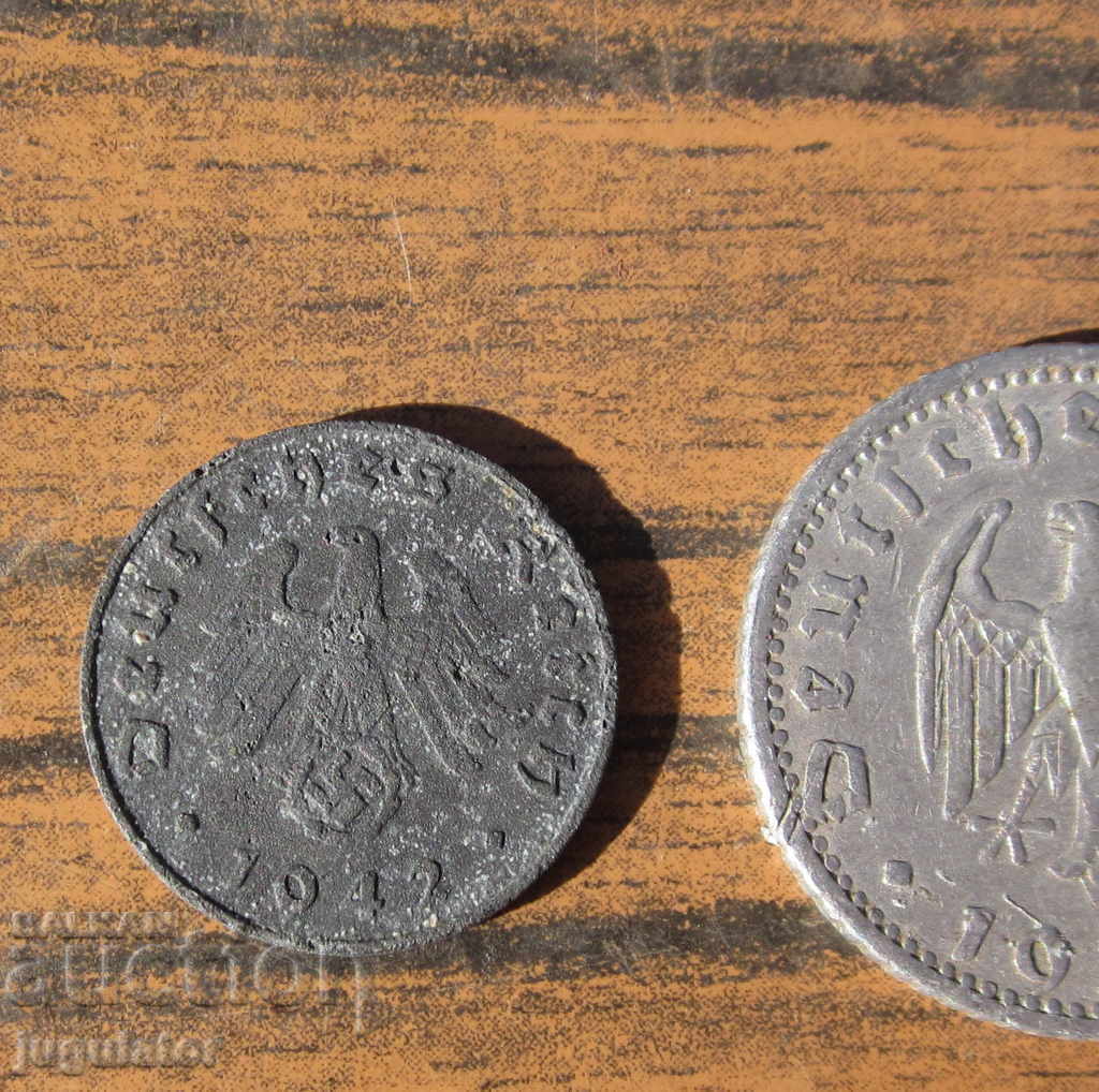 Delivery of VSV two old German Nazi Fascist coins Delivery of VSV two old German Nazi Fascist coins