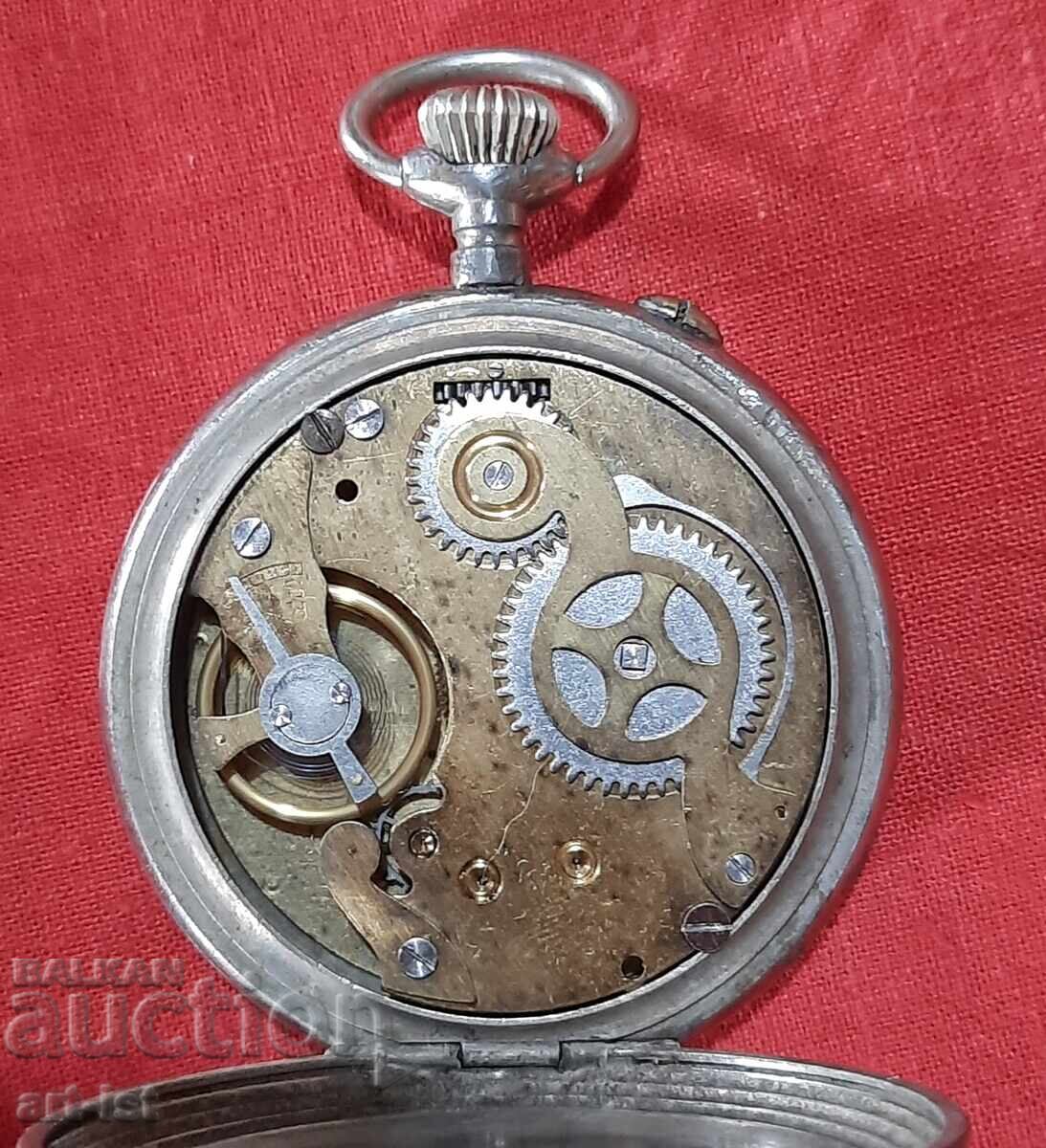 Antique Swiss Roskopf Pocket Watch - 6