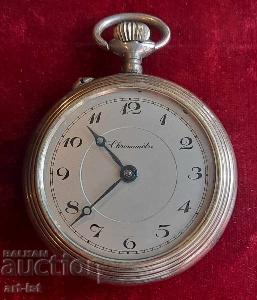Antique Swiss Roskopf Pocket Watch