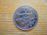 10 kroner 1996 - Iceland