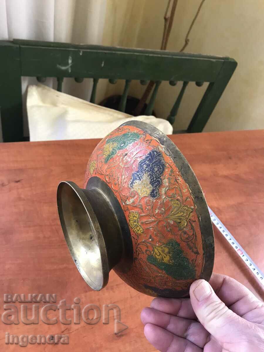 Delivery of FRUCTIERA BOWL BRASS BRONZE DRAWING- 550 GR. Delivery of FRUCTIERA BOWL BRASS BRONZE DRAWING- 550 GR.