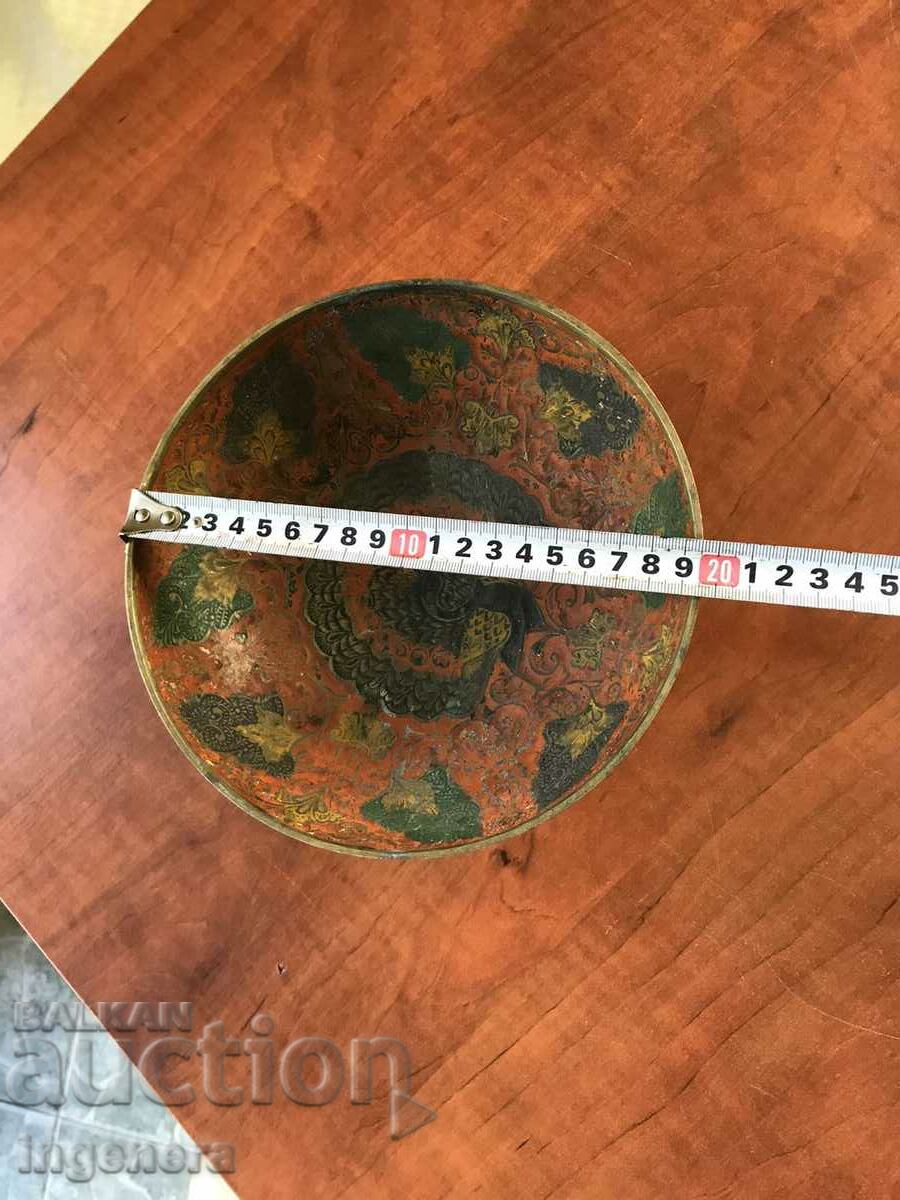 FRUCTIERA BOWL BRASS BRONZE DRAWING- 550 GR. - 5 FRUCTIERA BOWL BRASS BRONZE DRAWING- 550 GR. - 5