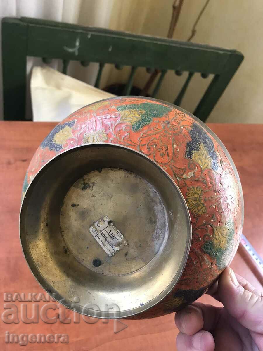 FRUCTIERA BOWL BRASS BRONZE DRAWING- 550 GR. - 6 FRUCTIERA BOWL BRASS BRONZE DRAWING- 550 GR. - 6