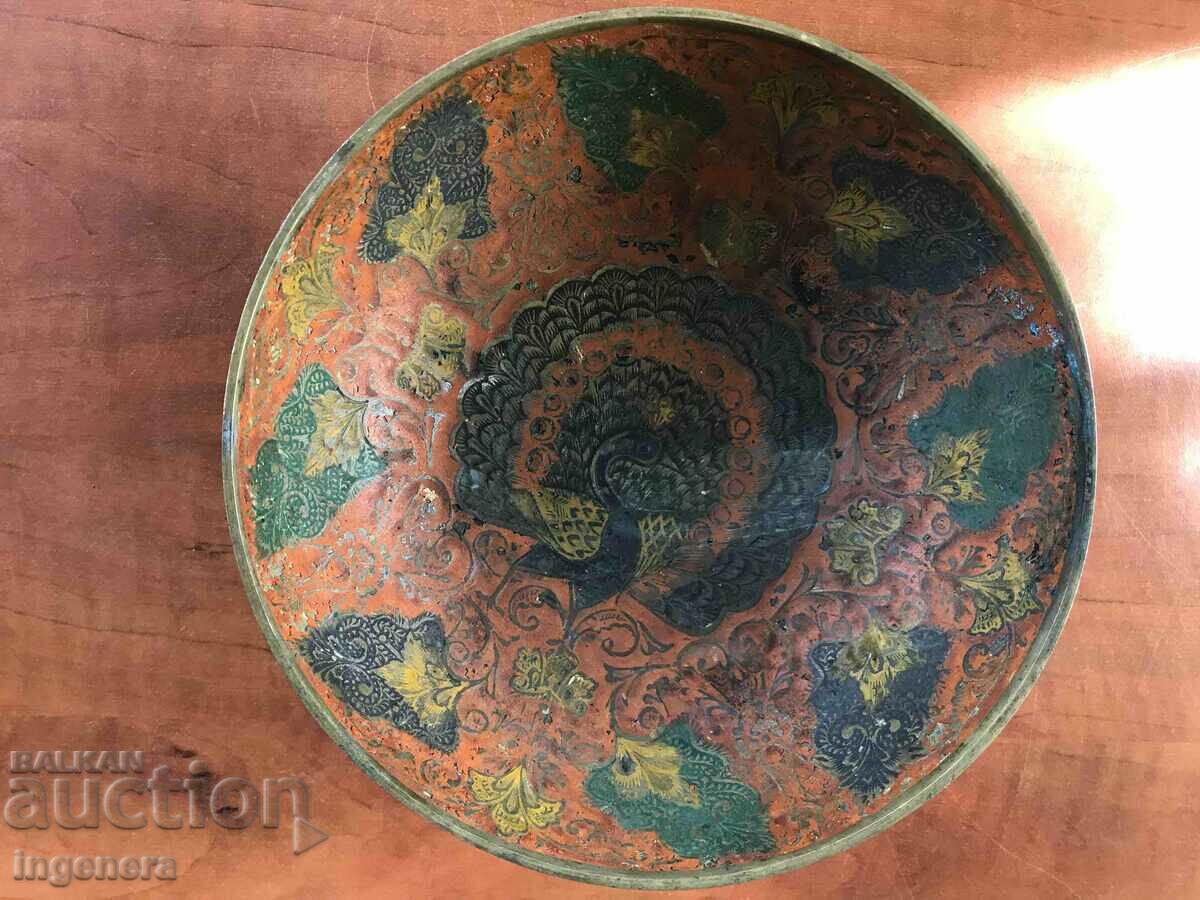 FRUCTIERA BOWL BRASS BRONZE DRAWING- 550 GR. - 7 FRUCTIERA BOWL BRASS BRONZE DRAWING- 550 GR. - 7