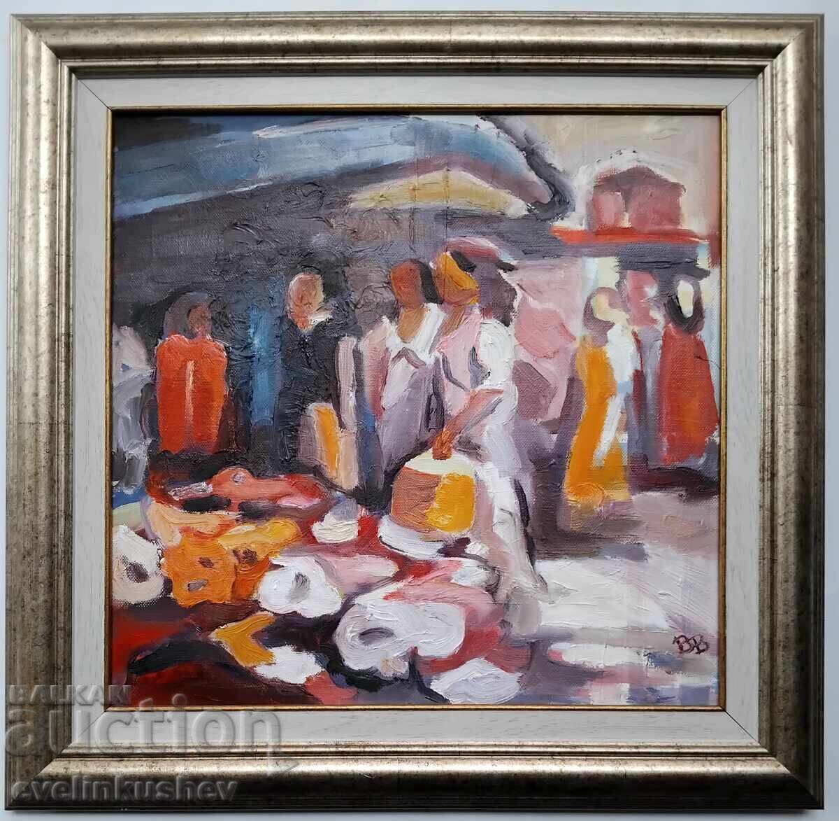 Ελαιογραφία ζωγραφισμένη με ελαιοχρώματα σε καμβά Ελαιογραφία ζωγραφισμένη με ελαιοχρώματα σε καμβά