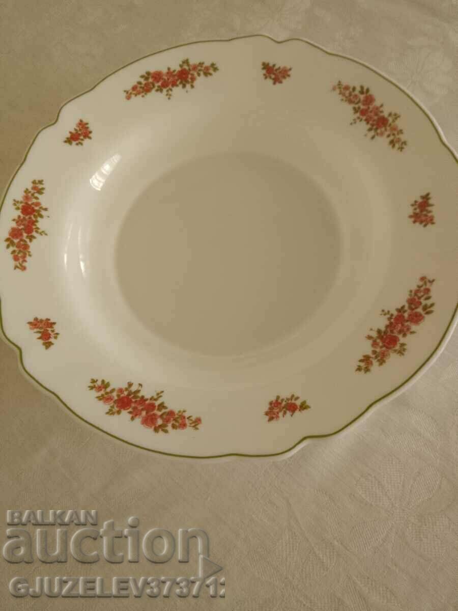 Porcelain plate arc arcopal France