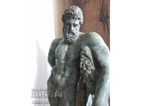 FANTASTIC LARGE BRONZE STATUE FIGURE OF HERACLES