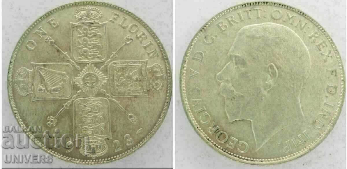 Сребърна монета 2 ШИЛИНГА (ФЛОРИН)