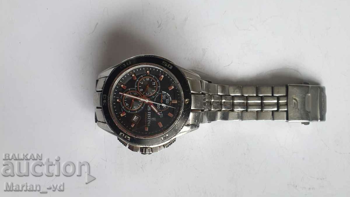 Men's watch Festina Chronograph Model F16296 - 6 Men's watch Festina Chronograph Model F16296 - 6