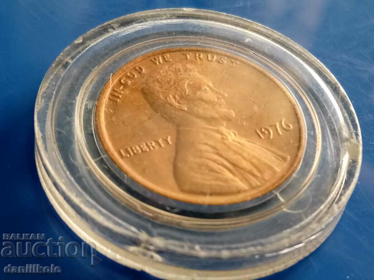 *$*Y*$* USA 1 CENT 1976 BANK SEALED CAPSULE UNC *$*Y*$* με τιμή 10.76 BGN | € 5.50 *$*Y*$* USA 1 CENT 1976 BANK SEALED CAPSULE UNC *$*Y*$* με τιμή 10.76 BGN | € 5.50