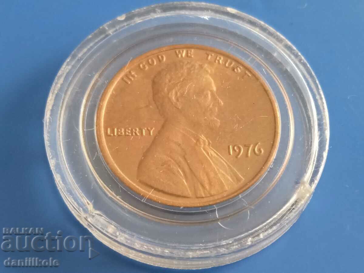 Δημοπρασία *$*Y*$* USA 1 CENT 1976 BANK SEALED CAPSULE UNC *$*Y*$* Δημοπρασία *$*Y*$* USA 1 CENT 1976 BANK SEALED CAPSULE UNC *$*Y*$*
