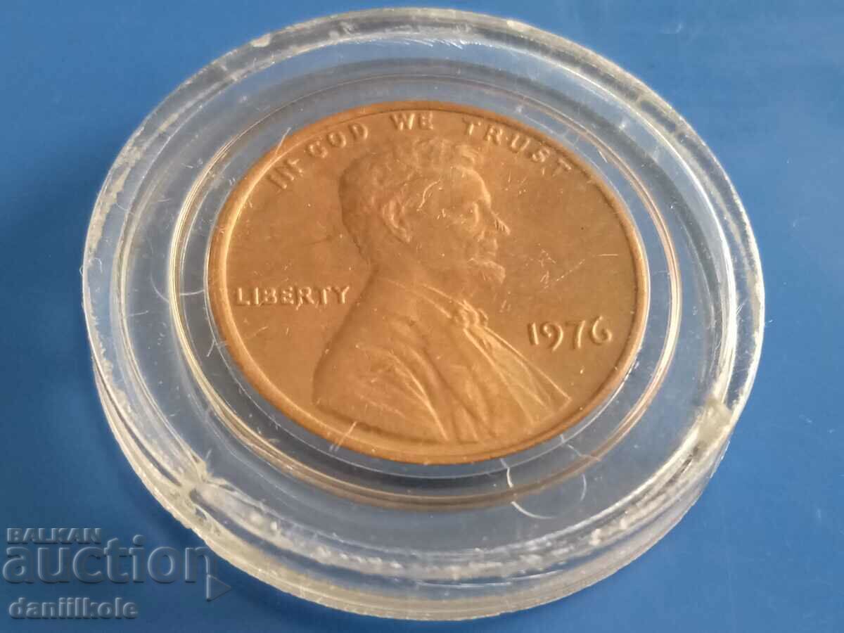 Παράδοση *$*Y*$* USA 1 CENT 1976 BANK SEALED CAPSULE UNC *$*Y*$* Παράδοση *$*Y*$* USA 1 CENT 1976 BANK SEALED CAPSULE UNC *$*Y*$*